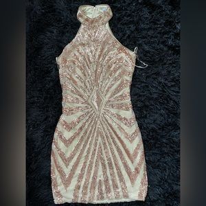 sequin formal dress